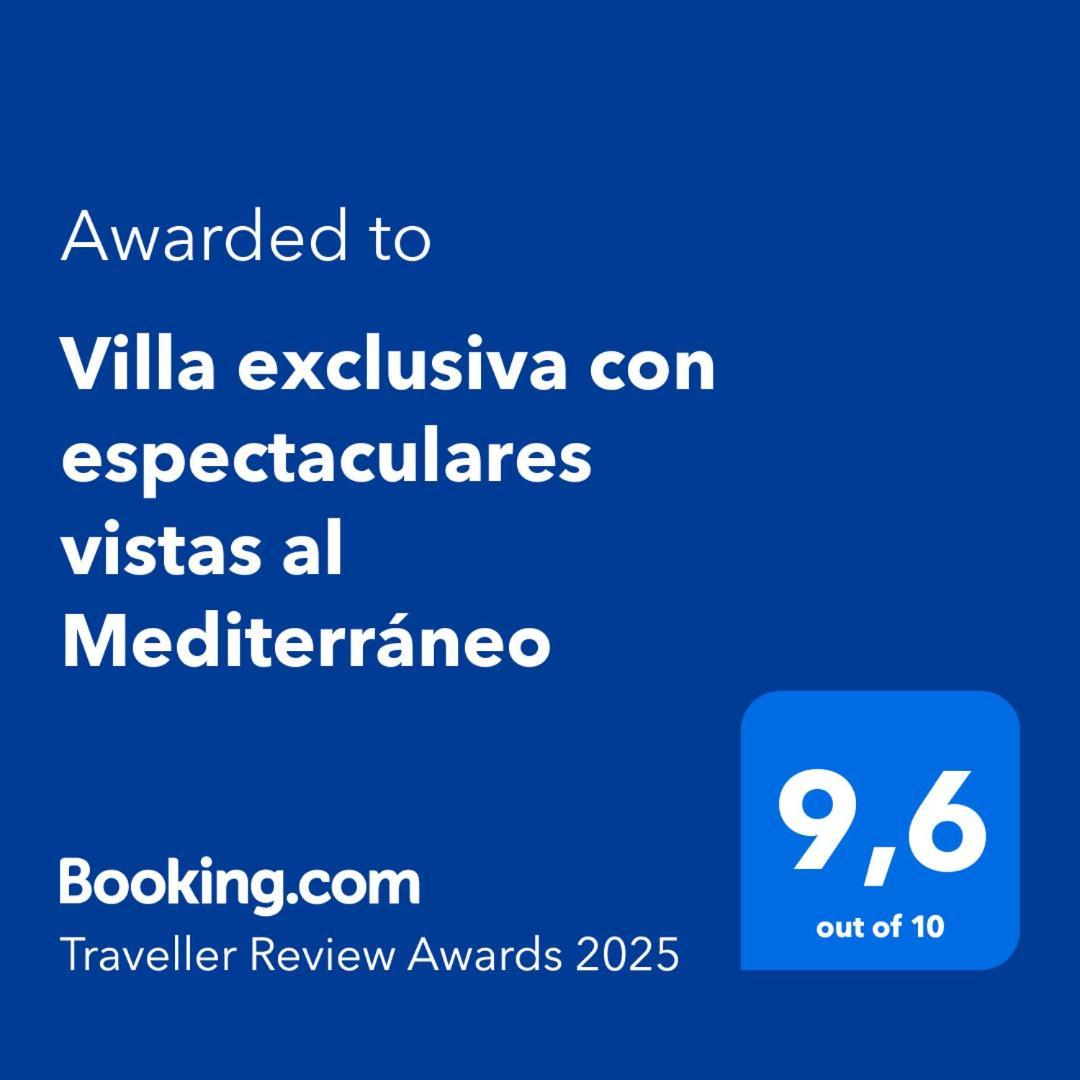 Villa Exclusiva Con Espectaculares Vistas Al Mediterraneo Cala de Finestrat Exterior foto